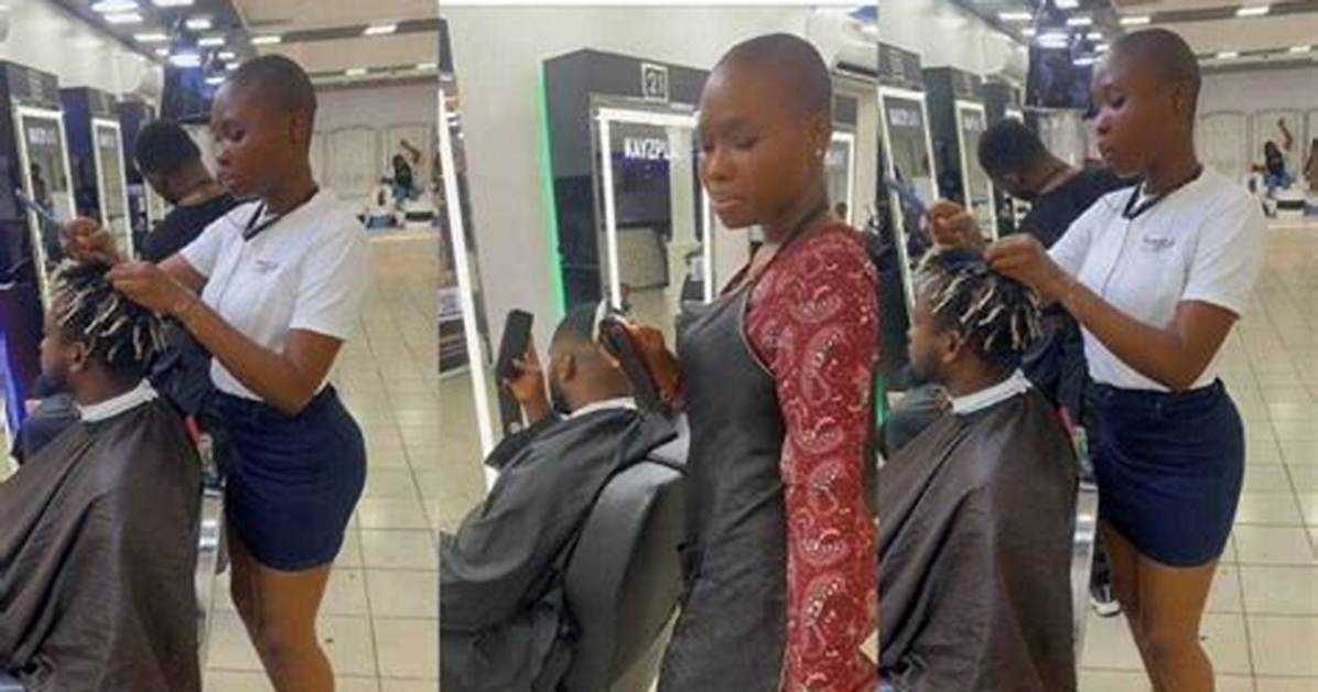 "To Barb Dey Hungry Me": Curvy Lady Barber Dances, Whines Waist Gently, Video Goes Viral on Tiktok