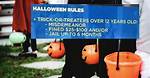 Town Seemingly Banned Trick-or-Treating for Kids over 12 Year's Old