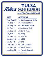 Tulsa 2024 Football Schedule: Full List of Golden Hurricane's Aac Opponents Next Fall