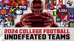 Undefeated Fbs College Football Teams in 2023: Week 13
