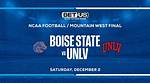 Unlv, Boise State Make Mountain West Championship Game
