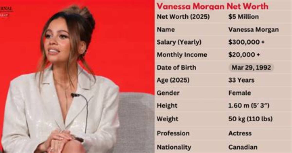 Vanessa Morgan Net Worth – How Much Is Morgan Worth?