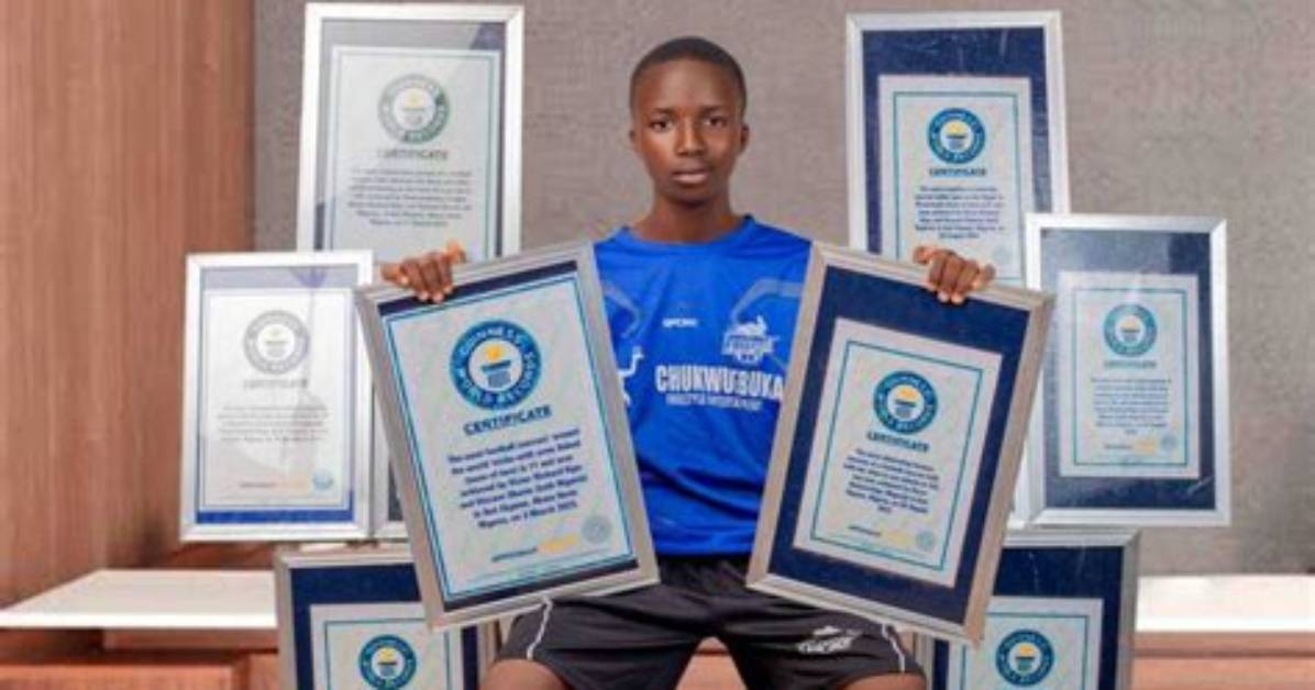 "Victor Richard Kipo": 15-Year-Old Nigerian Who Has 8 Guinness World Records Gets Free Land Inside Estate