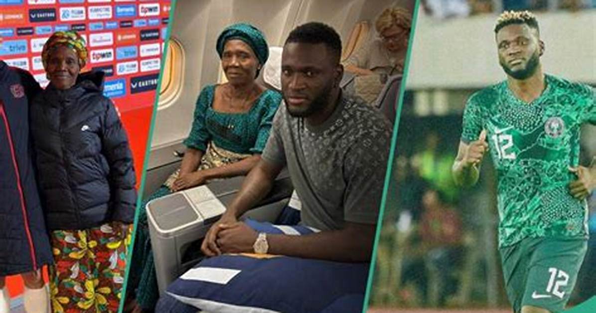 Video as Victor Boniface’s Grandma Meets Leverkusen Stars After Watching Him Score Live Goals
