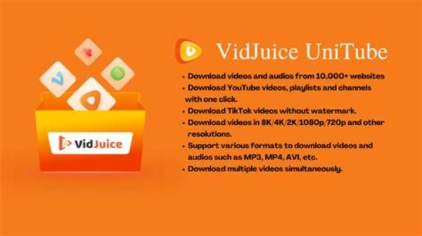 Vidjuice Unitube Reviews: Downloading Simplified