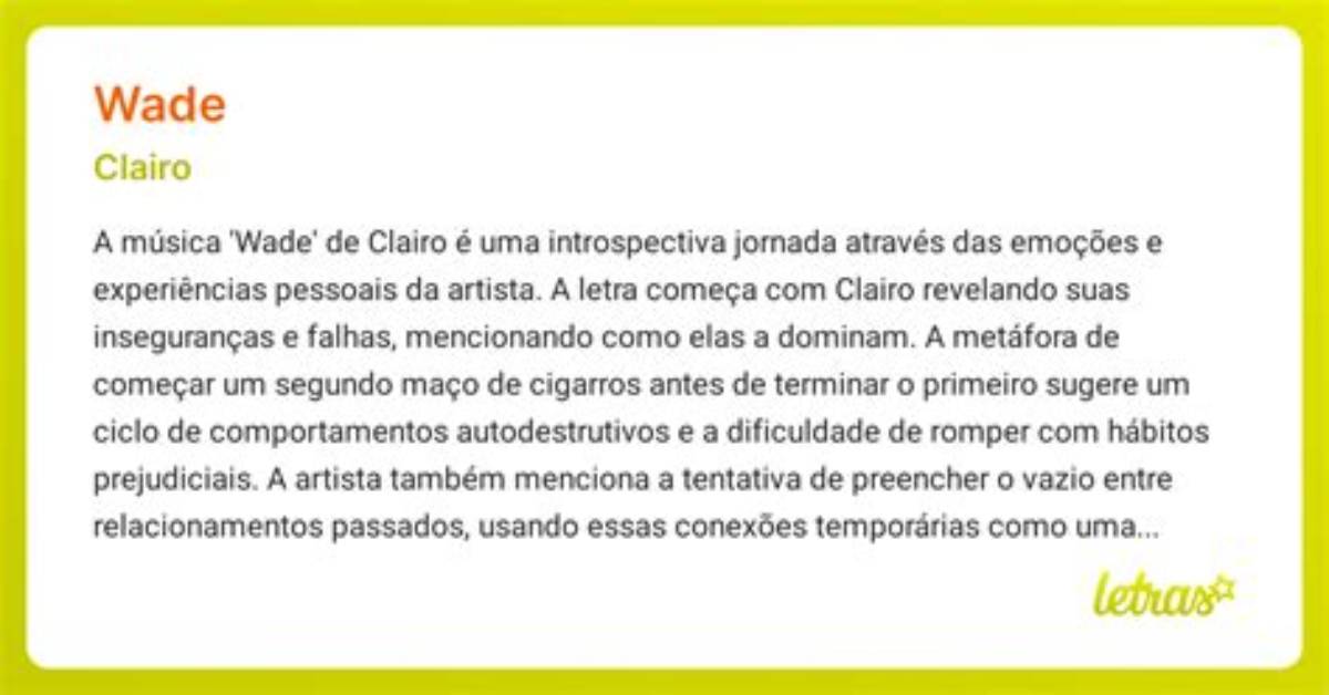 Wade by Clairo from Usa