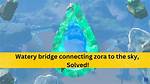 Watery Bridge Connecting Zora to the Sky Solution Totk