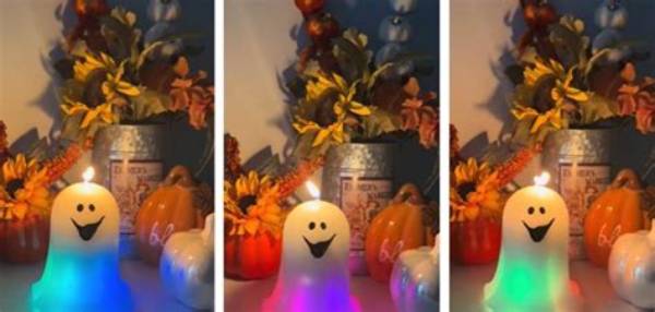 We Tried That: the Michaels Ghost Led Candle May Be Your Favorite Indoor Halloween Decoration