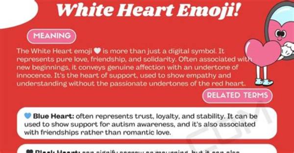 What Does a White Heart Mean: Different Emoji Colours Explained