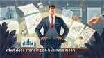 What Does Standing on Business Mean?