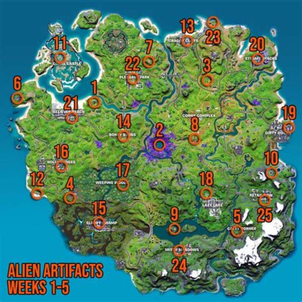 Where Are the Alien Artifacts in 'Fortnite'? Here's a Breakdown