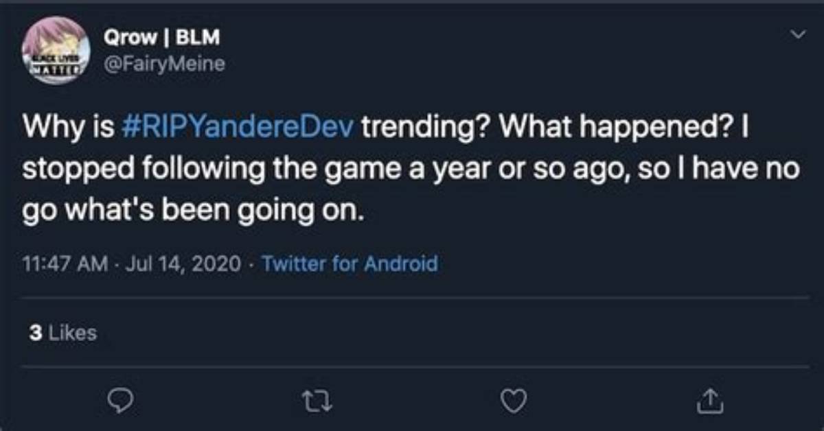 Why #Ripyanderedev Is Trending on Twitter