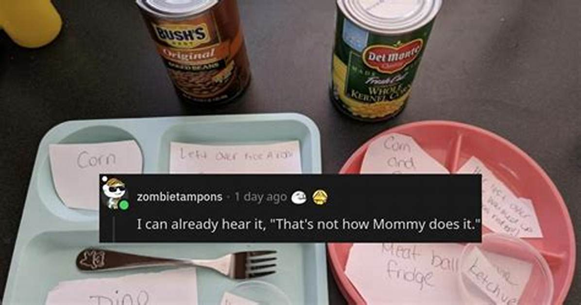 Wife’s "Idiot-Proof” Meal Prep Outline for Her Husband Has the Internet Cracking Up