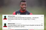 Wilfred Zaha Denies Sleeping with David Moyes Daughter During Man United Spell