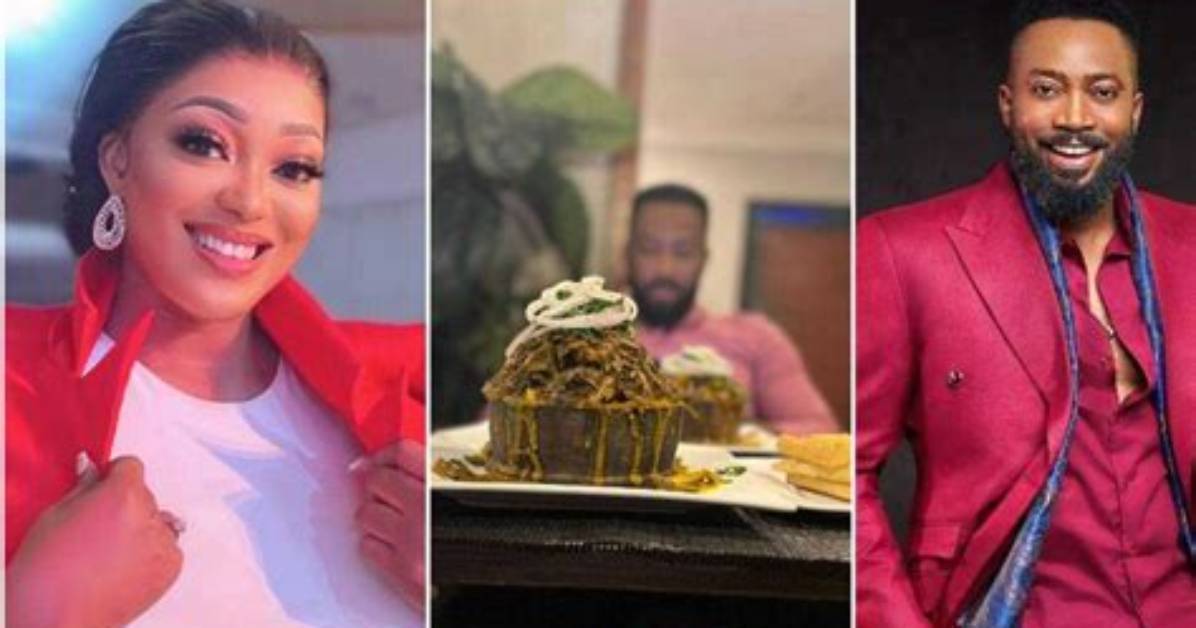 “You Are a Bad Girl”: Peggy Ovire Stirs Reactions with Pics of Hubby Frederick & Food, Asks Which to Eat First