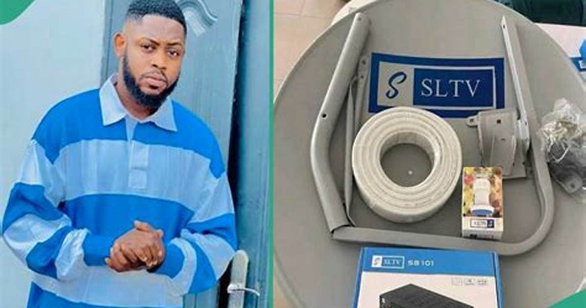 "You Can Subscribe 5K and Watch Epl": Nigerian Man Dumps Dstv, Flaunts Cheaper Sltv He Got
