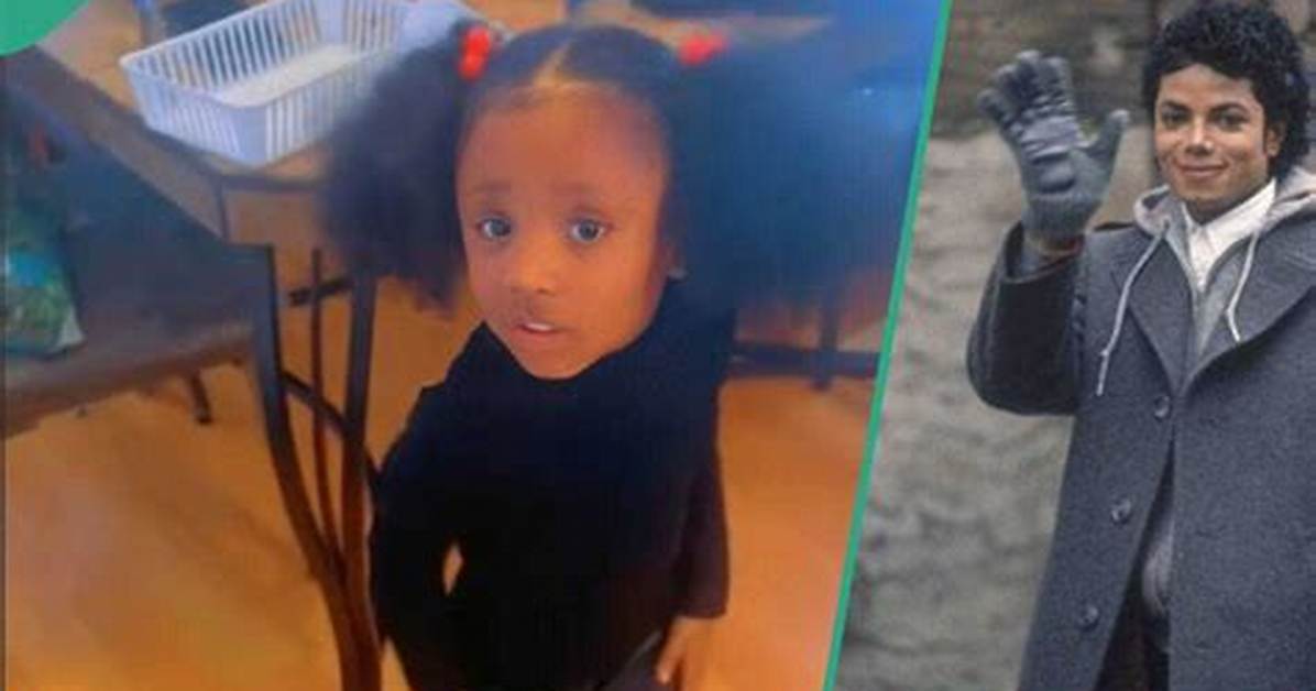 Young Girl Dances Like Michael Jackson, Shows Energetic Moves, Clip Trends