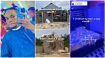 Young Nigerian Man Builds Tiny House, Fences It with Cement Blocks, Tiles Interior and Install Pop